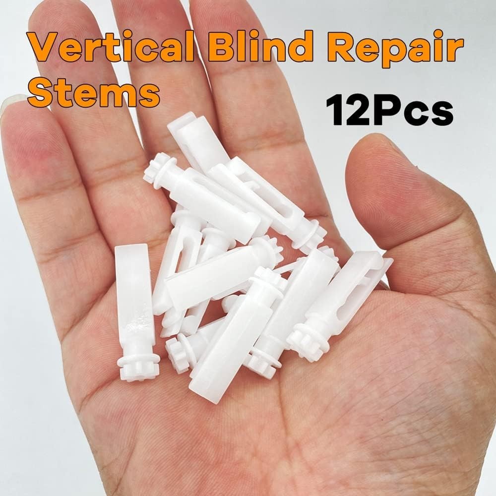 12Sets Vertical Window Blind Stem and Gear for Vanes Carrier of 3-1/2″ or 5″ …