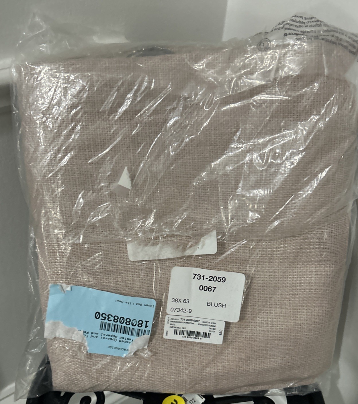 Max Blackout Emerson Grommet Curtain Panel Blush 38″ x 63’