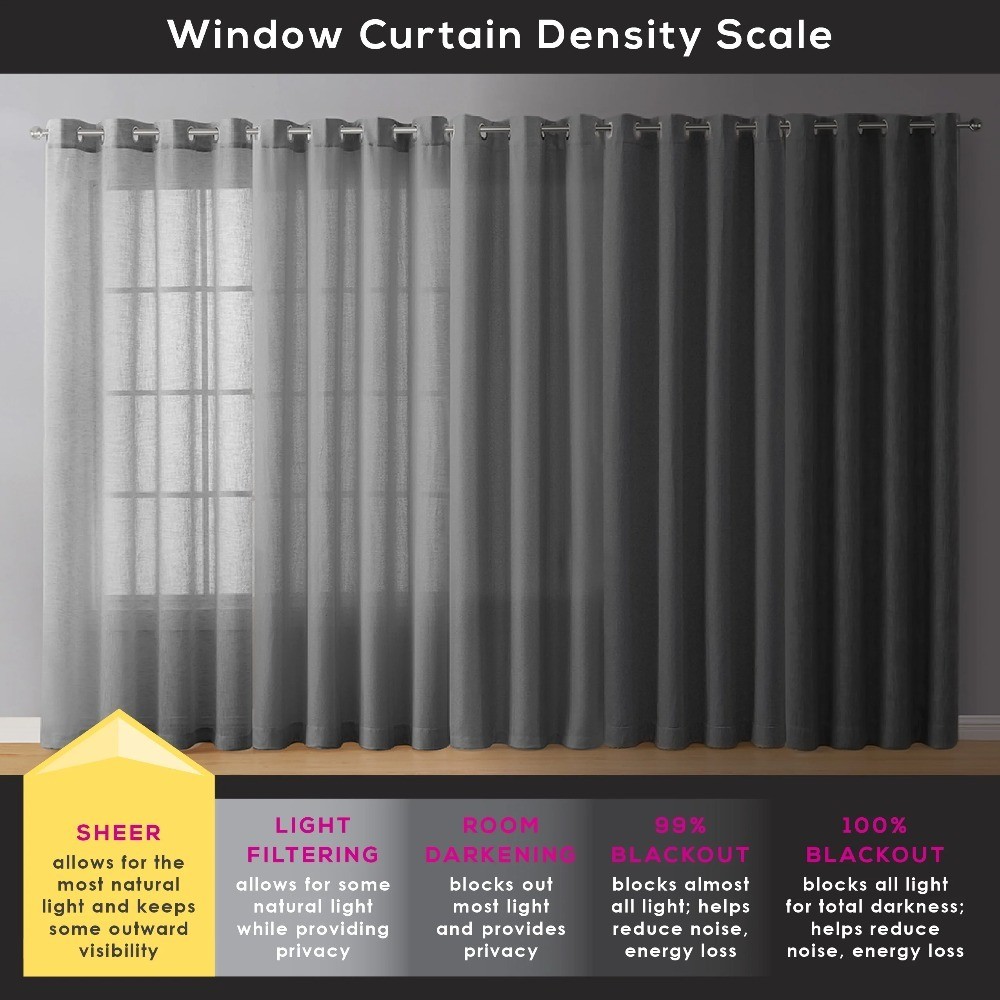 Embroidered Sheer Curtain Panel with Scroll Rod Pocket White 38 x 63 Inches