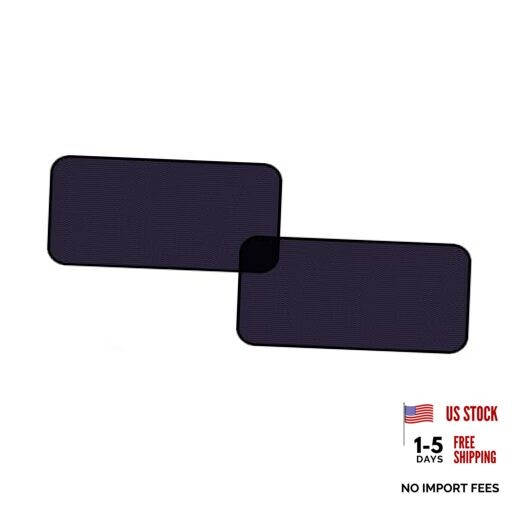 Car Window Shades 15.7×7 inches, Static Cling Anti-Glare Sun Shade for