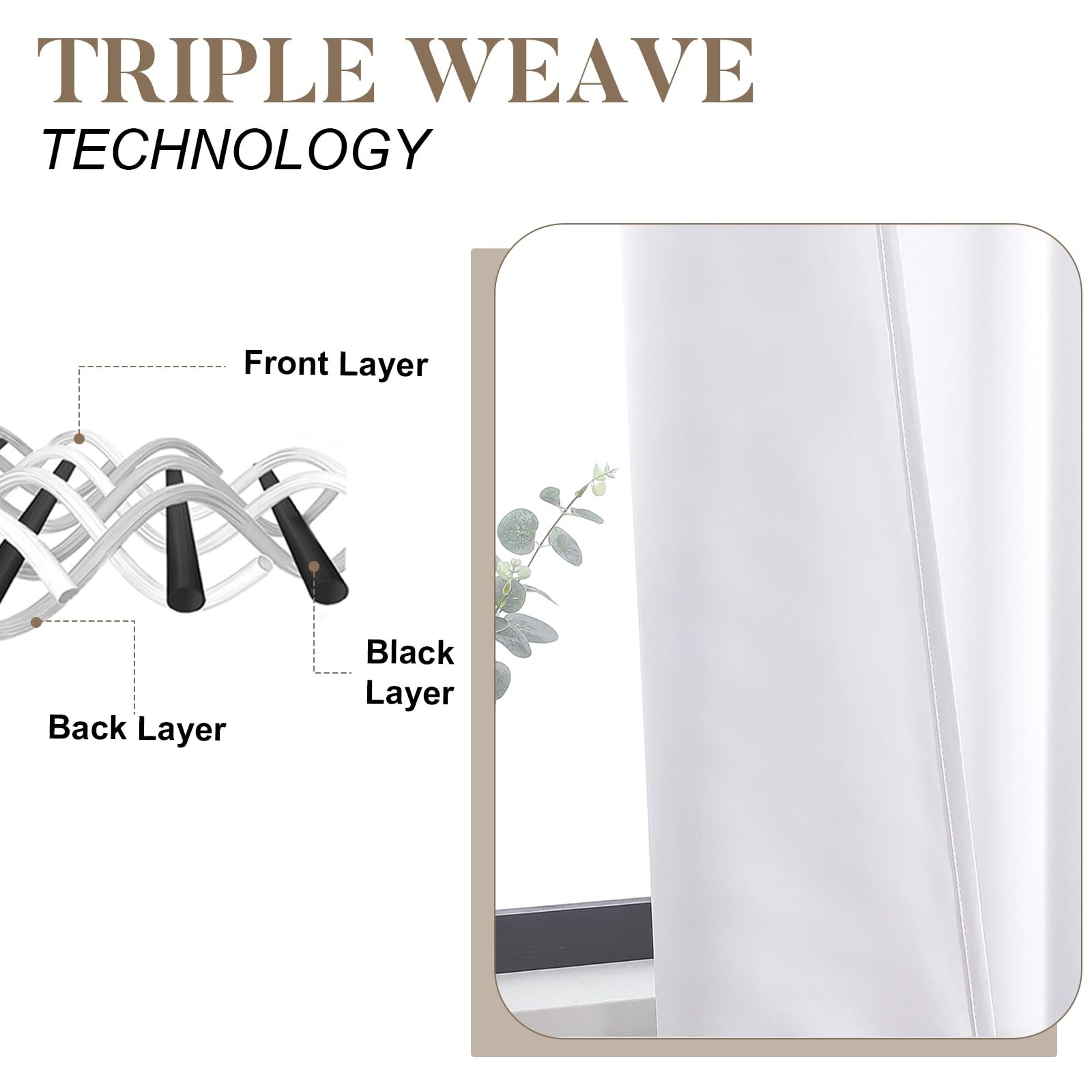Pure White Valance for Windows 16 Inch Length, Light Filtering Privacy Short …
