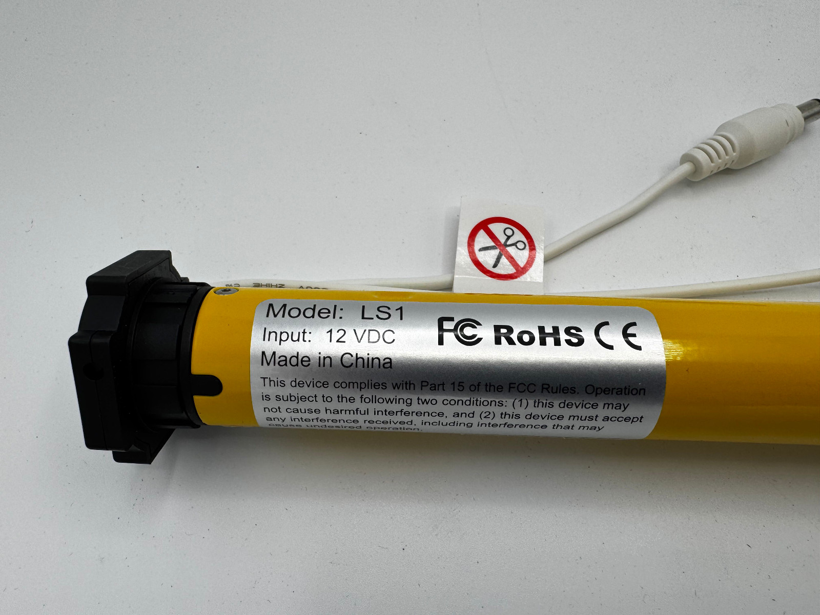 Smart Blinds Motor LS1 12V DC Tubular Motor for Roller Window Shade, 25mm / 1 in