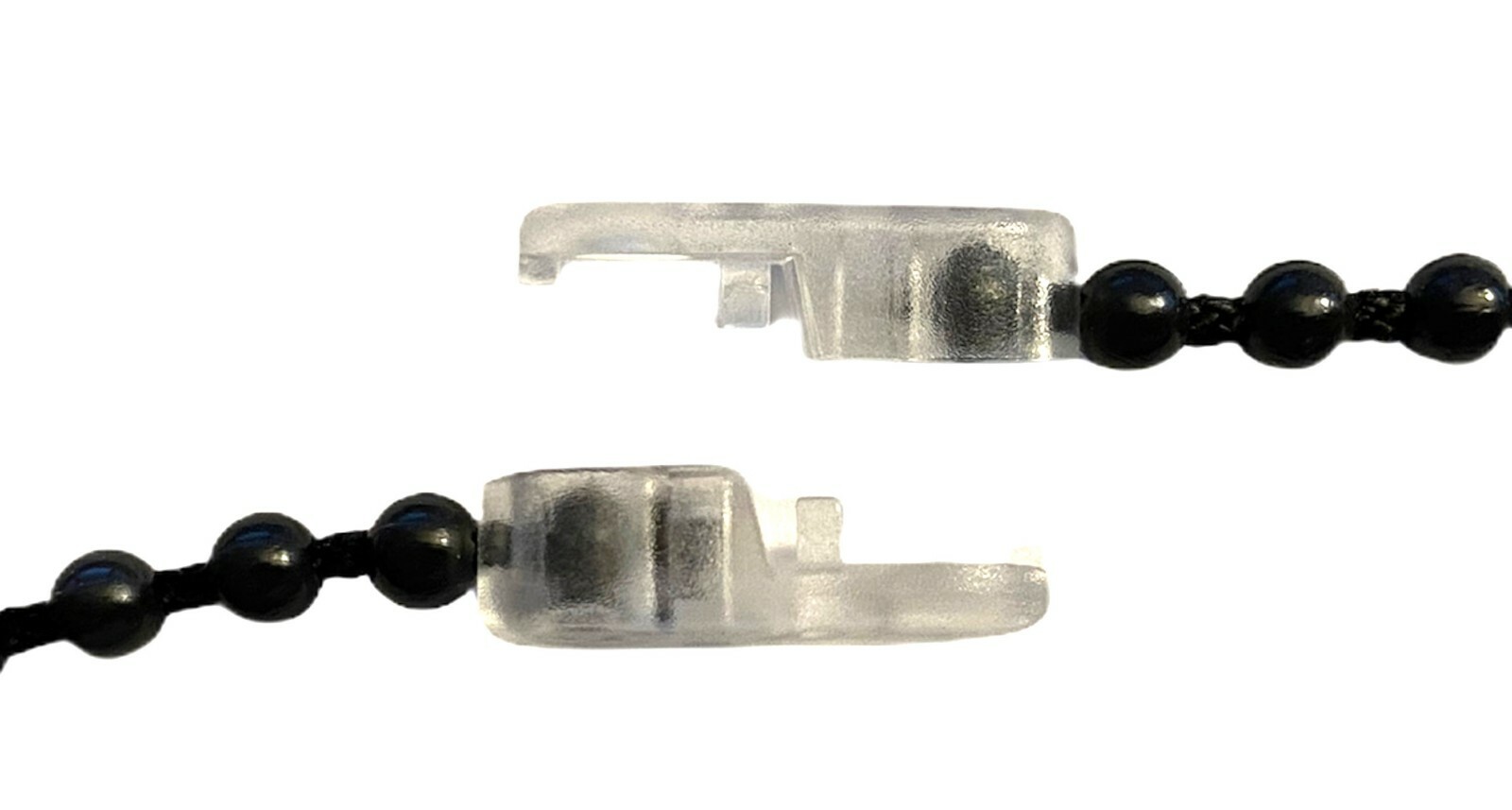 Qty. 5 Sets RollEase Clear Plastic Chain Connector for #10 or #6 Beaded Chain