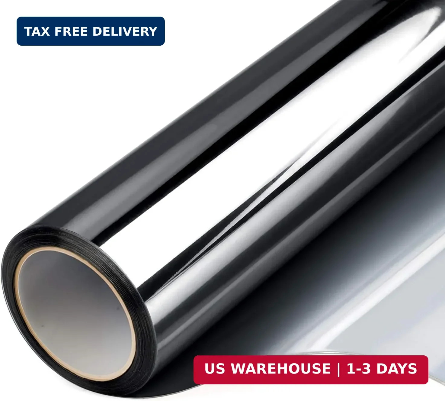 FILMGOO One Way Window Privacy Film Heat Control Mirror Tint 23.6Inx6.5Ft | Enjo