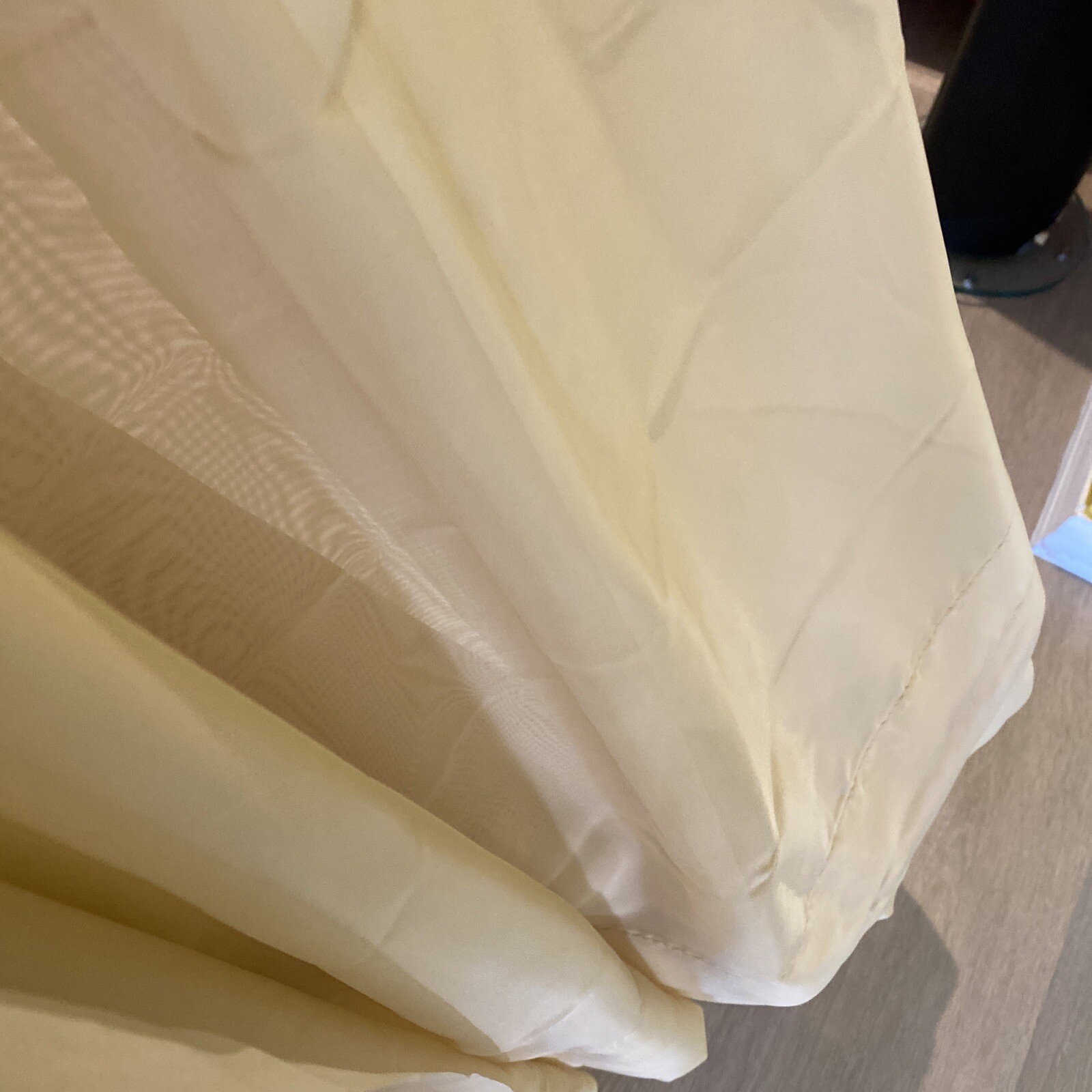 12 Gold Sheer Panels Drape Rod 94×60 Lisette JCP Home Collection Discontinued