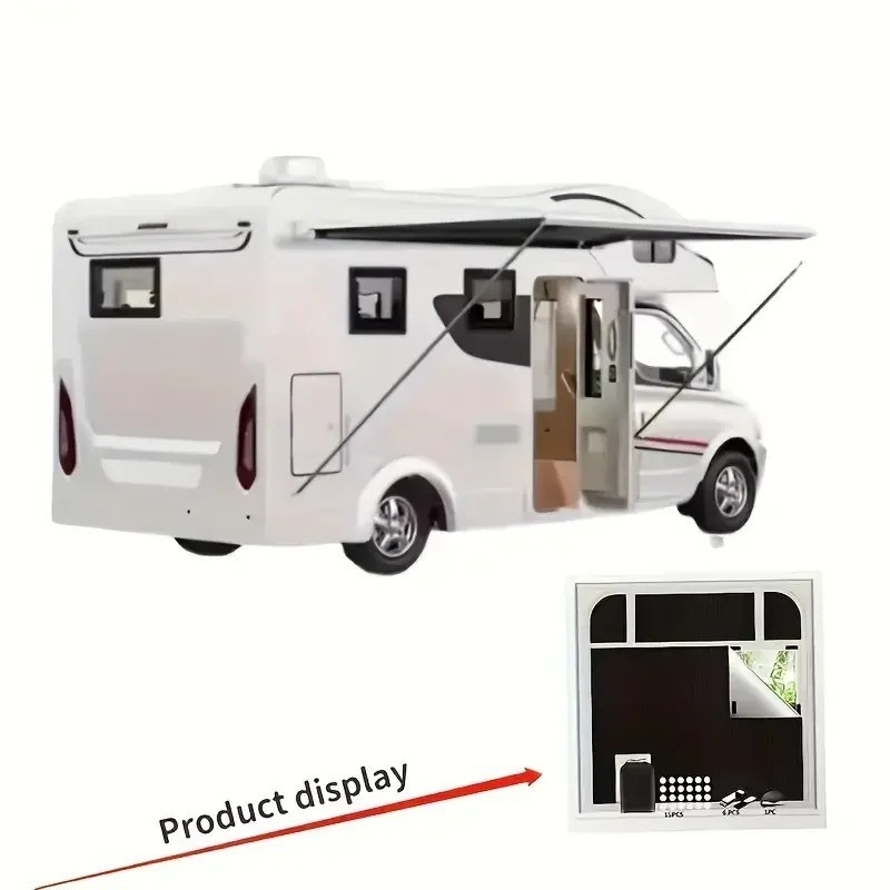 Portable Blackout Curtain DIY Window Shade Self Adhesive Travel Blind