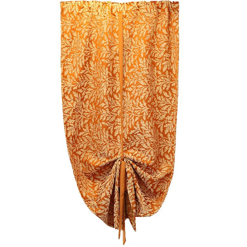 1pc Tie-Up Short Curtain Floral Modern Window Treatment Drape Valance Home Decor