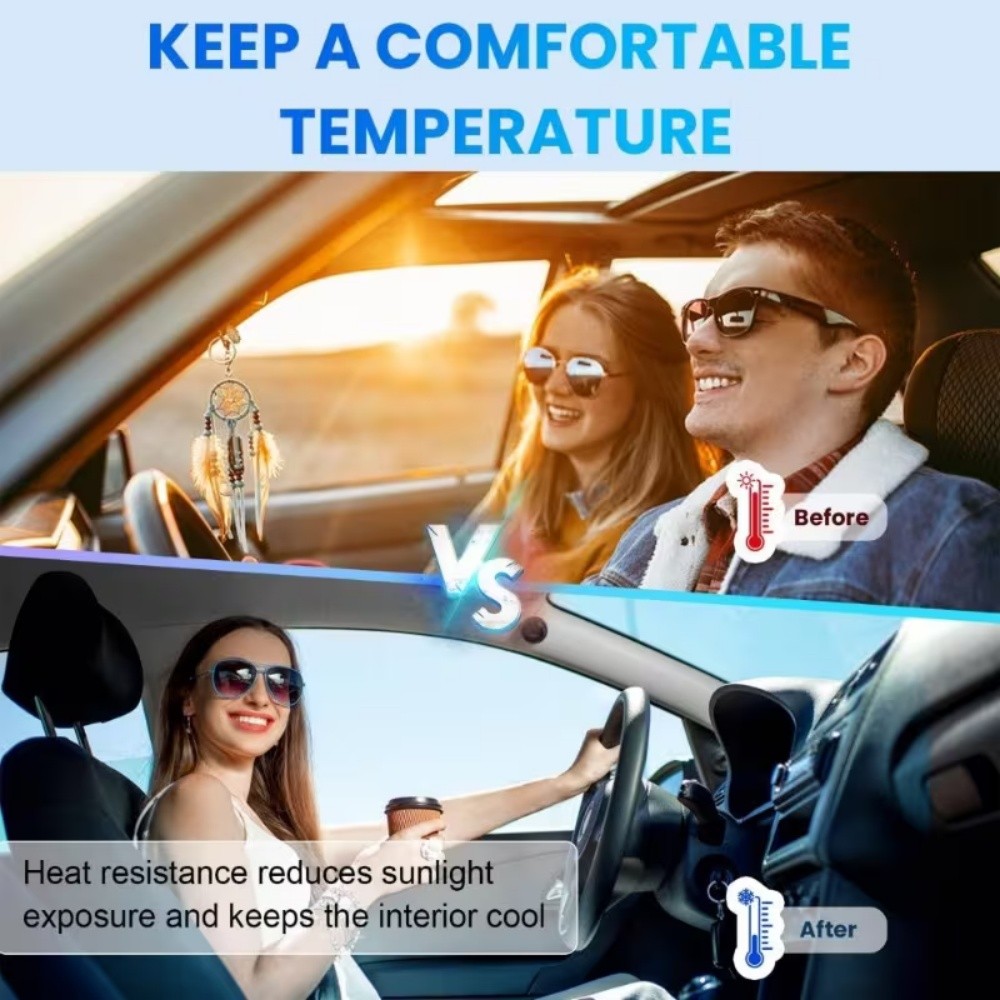35% VLT Car Window Film and Heat Resistance| Magnetic Glass Film 20in x 16FT