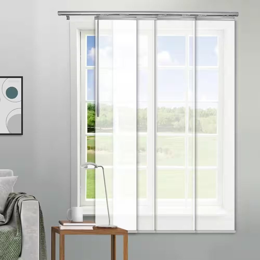 Pearly White Light Filtering Panel with 15.75 Inch Slate, 68 Inch Long