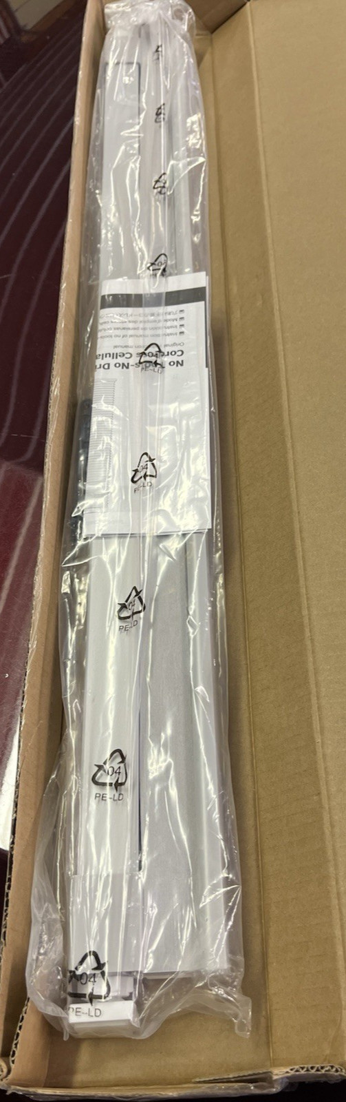 LAZ Cellular Blind, Light Grey, 31×64, New in Box