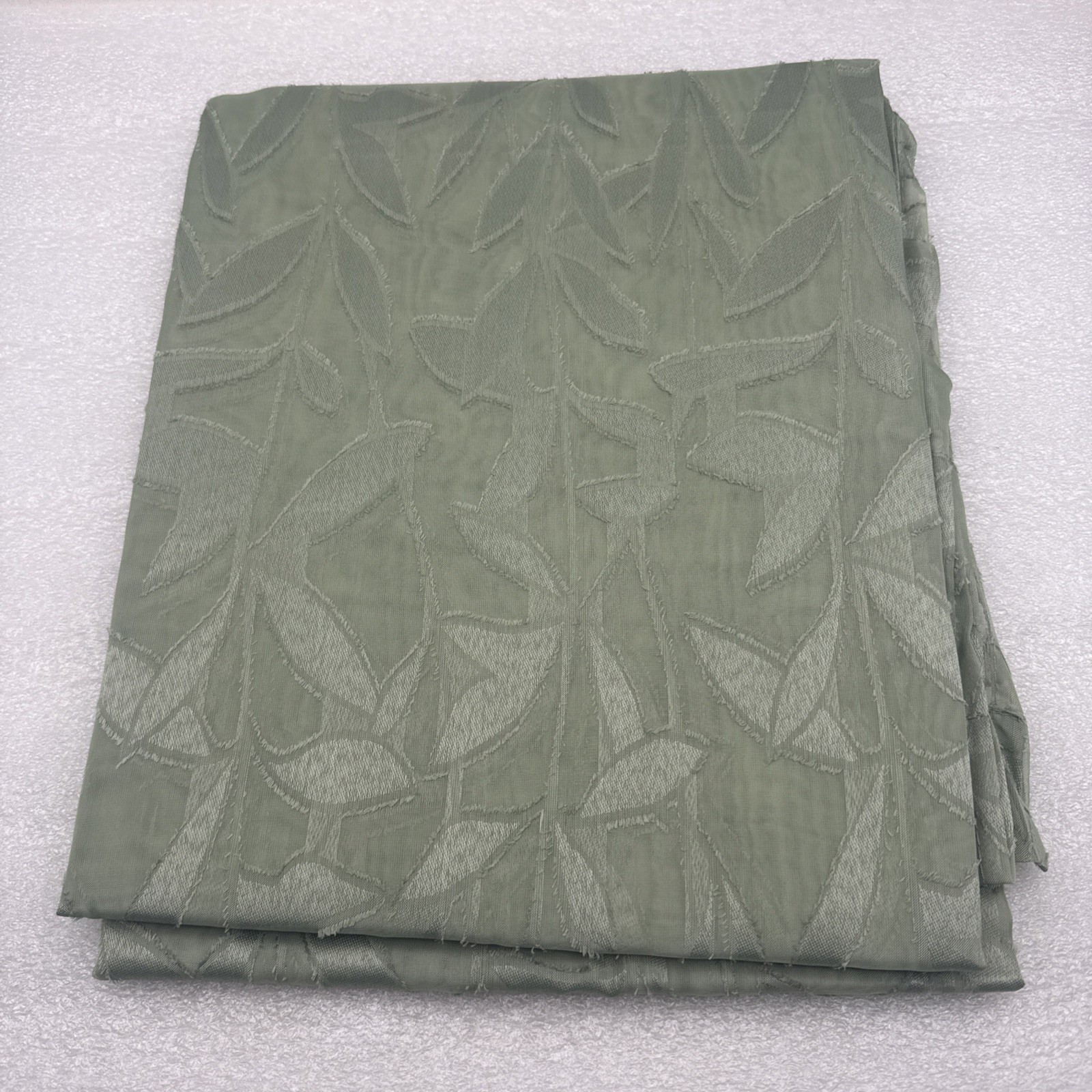 Gwine Liya Sheer Curtains 42”W x 63″L (Pack of 2 Sheer) Sage Green NOB *read..