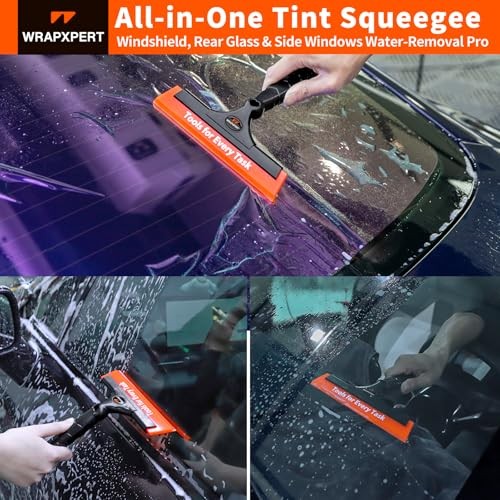 Window Tint Squeegee 8.3-Inch Silicone Squeegee for Car Windows, Window 1 Pack