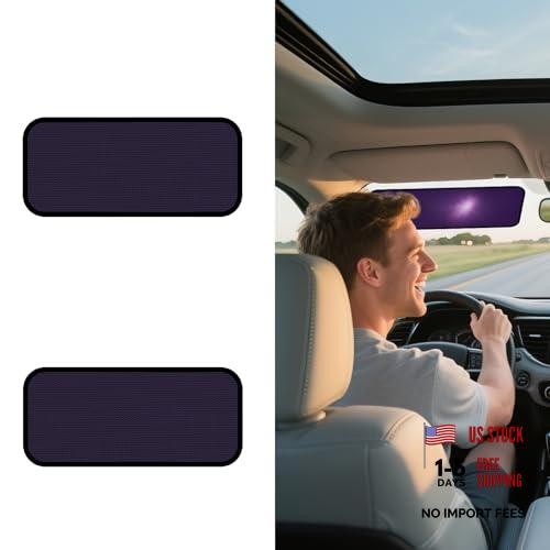 2-Pack Static Cling Shades for Cars & Side Windows – Square Car Window Shades