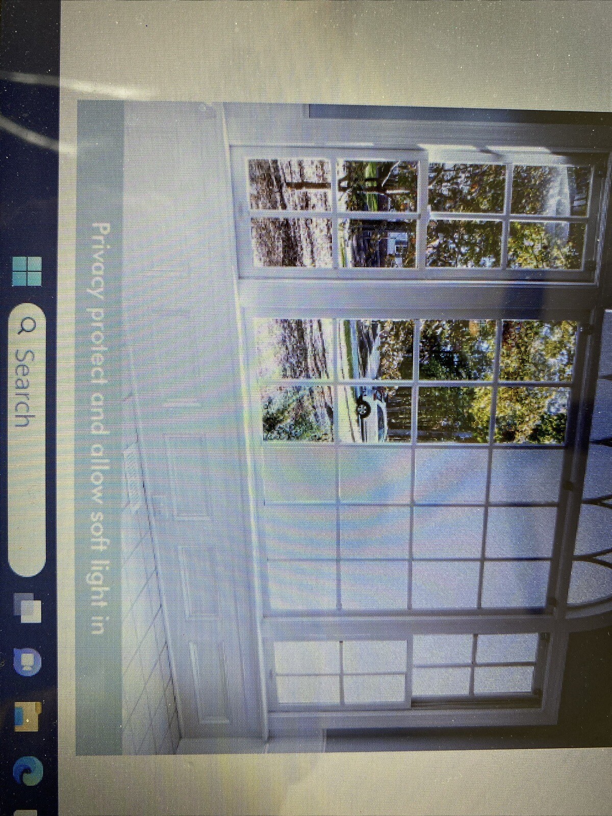 2 Pack Privacy Window Film HOMIDEK Frosted Glass Window Film, Sun UV Blocking