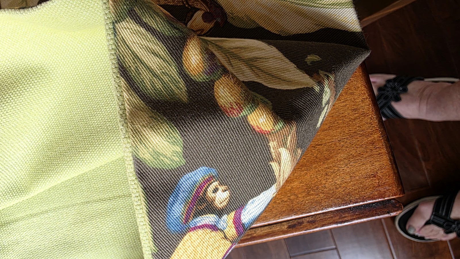 Custom Drapery Gromment Panels Brown Jungle 26.5″ X 90″ Palm Monkey Umbrella