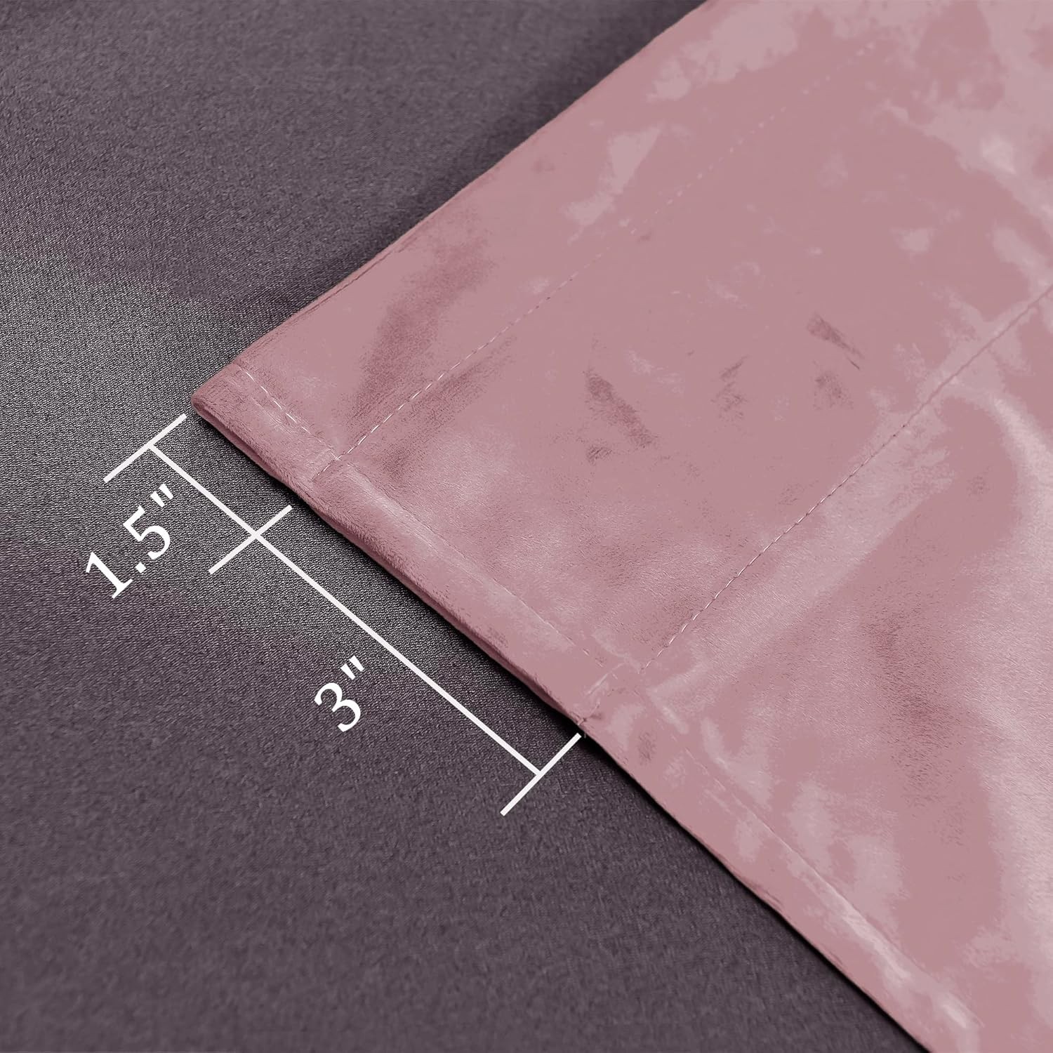 Velvet Curtains 96 inch Blackout Rod Pocket Thermal Insulated Soft Curtains R…
