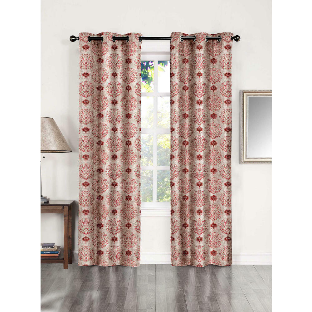 Essential Home ONE Grommet Panel – Dean / Medallion Red 40×84″