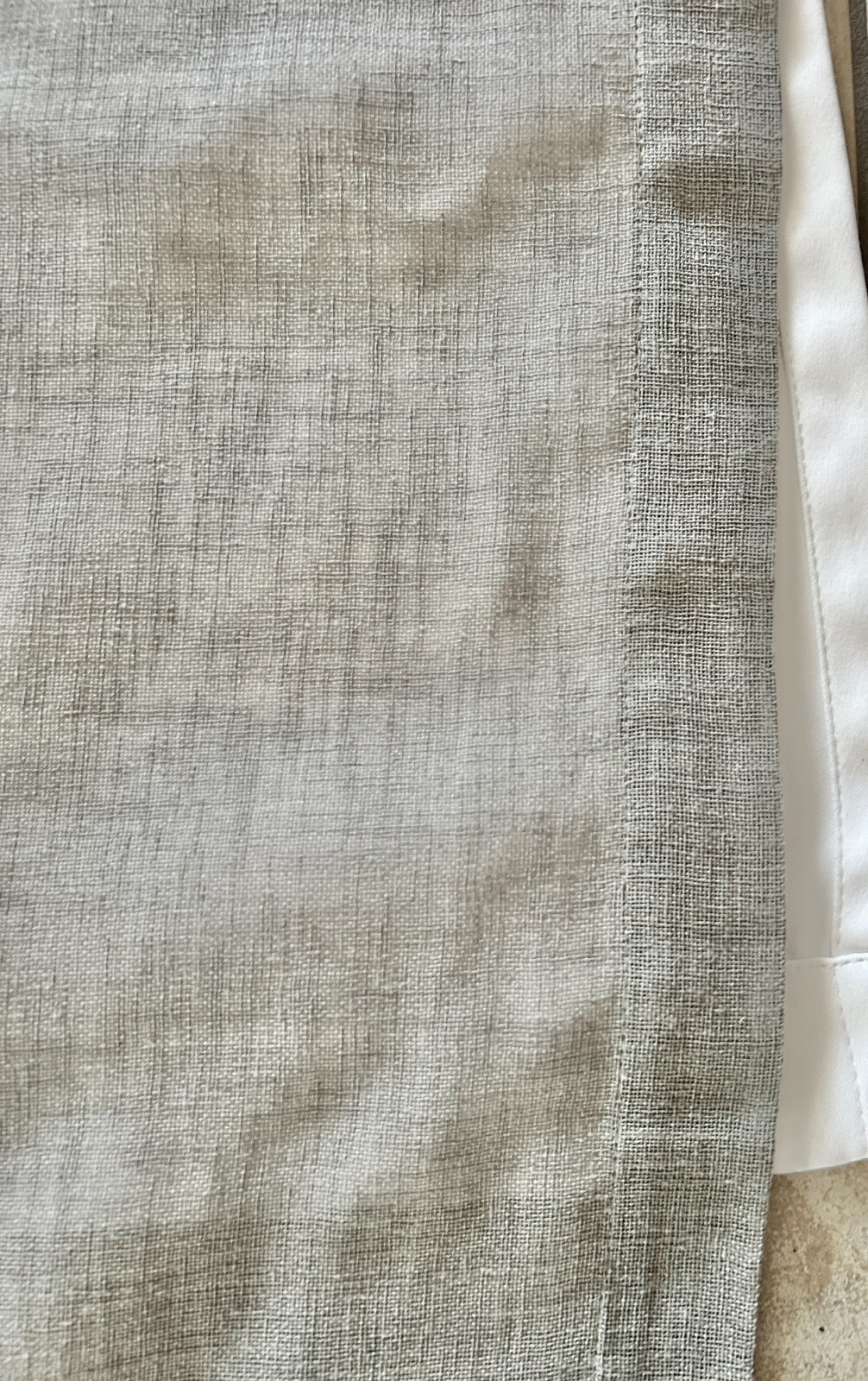 3 Sizes CUSTOM Sony Studios Grey LINEN Drapes XLONG & XWIDE Drape Drapery Panels