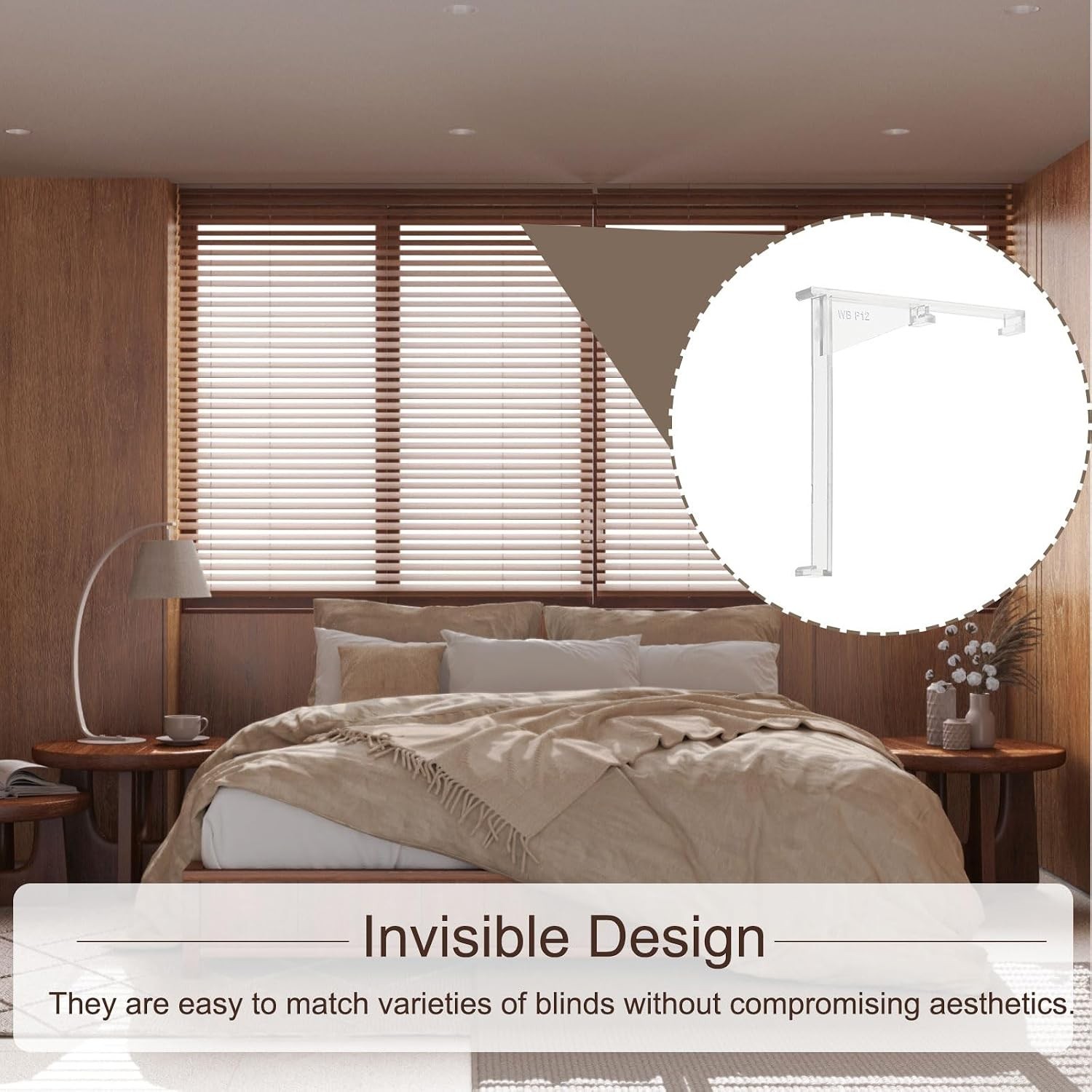 4pcs Valance Clips, 3.5in Vertical Clear Plastic Valance Clips Hidden Retaine…