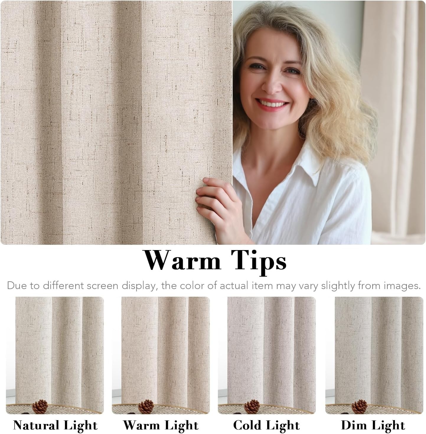Polyester Blackout Curtains 96 Inches Long, 100% Absolutely Blackout Elegant …