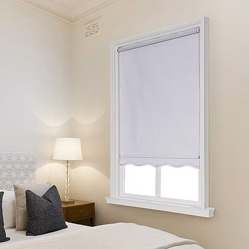 36×64 Charlotte Cut To Width Cordless Blackout Roller Shade Pure White