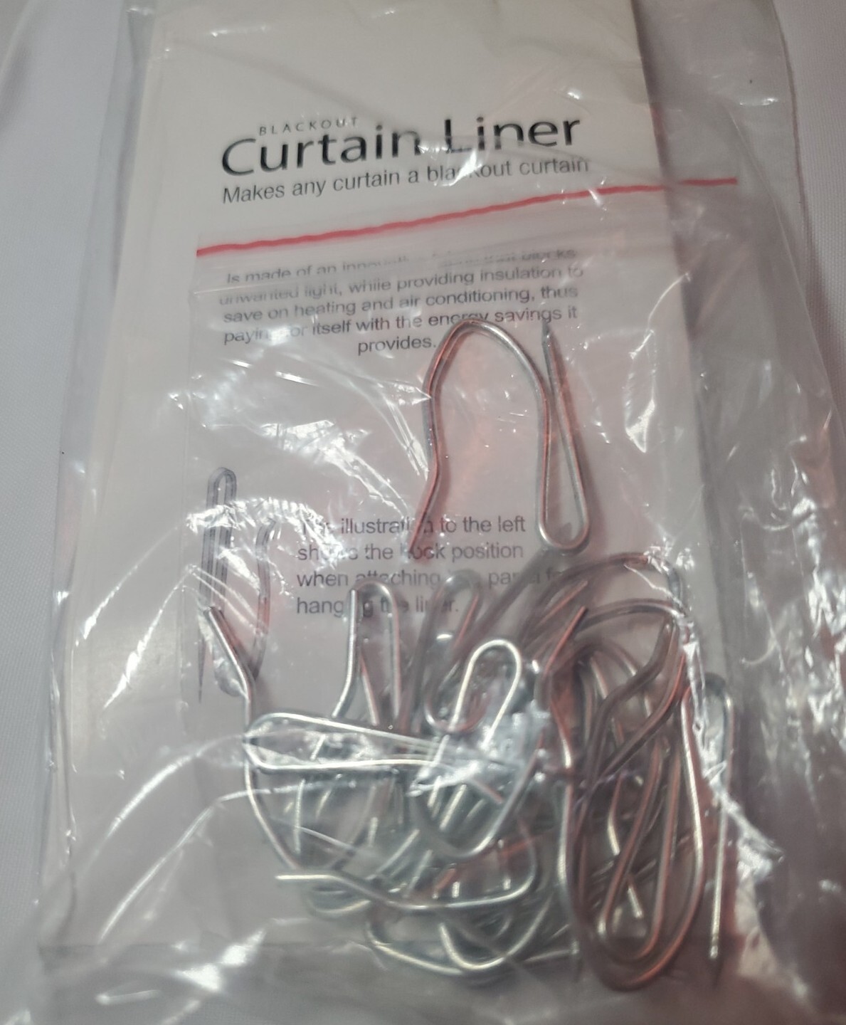 Eclipse Solid Minimalist Blackout Thermal Liner for Window Curtains with Drapery