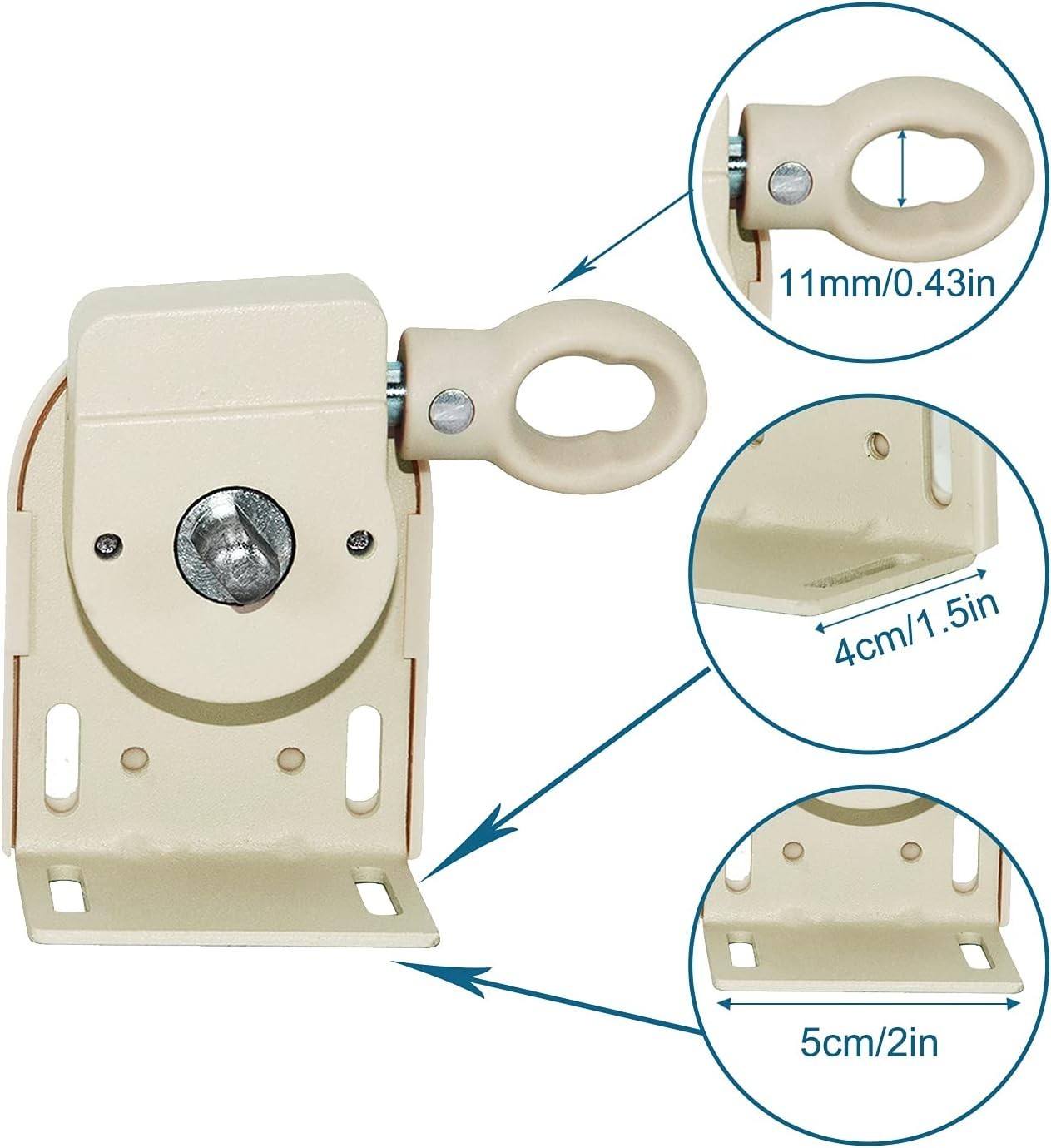 Revolutionary Cordless Roller Blind Bracket with Enhanced Pull Ring Mechanism