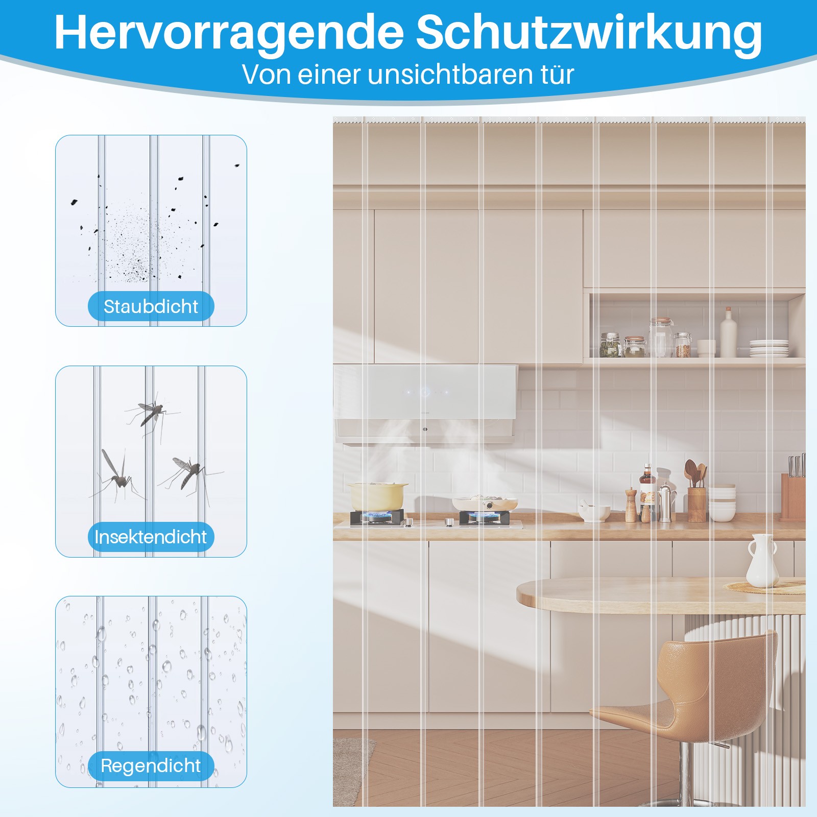 Transparent PVC Door Curtain Freezer&Cooler Door Strips for Warehouse Garage