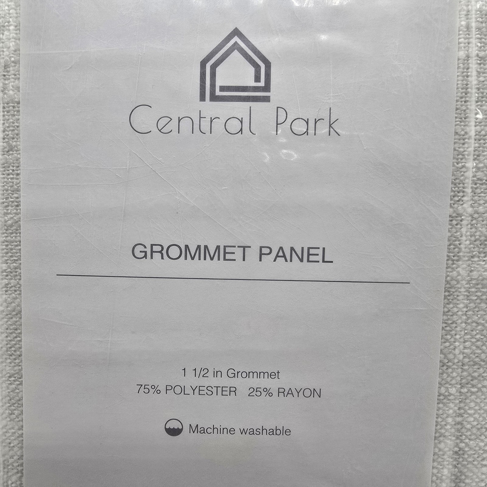 Central Park Window Curtain 100″X 95″ Extra Wide Rayon Blend Colors New.