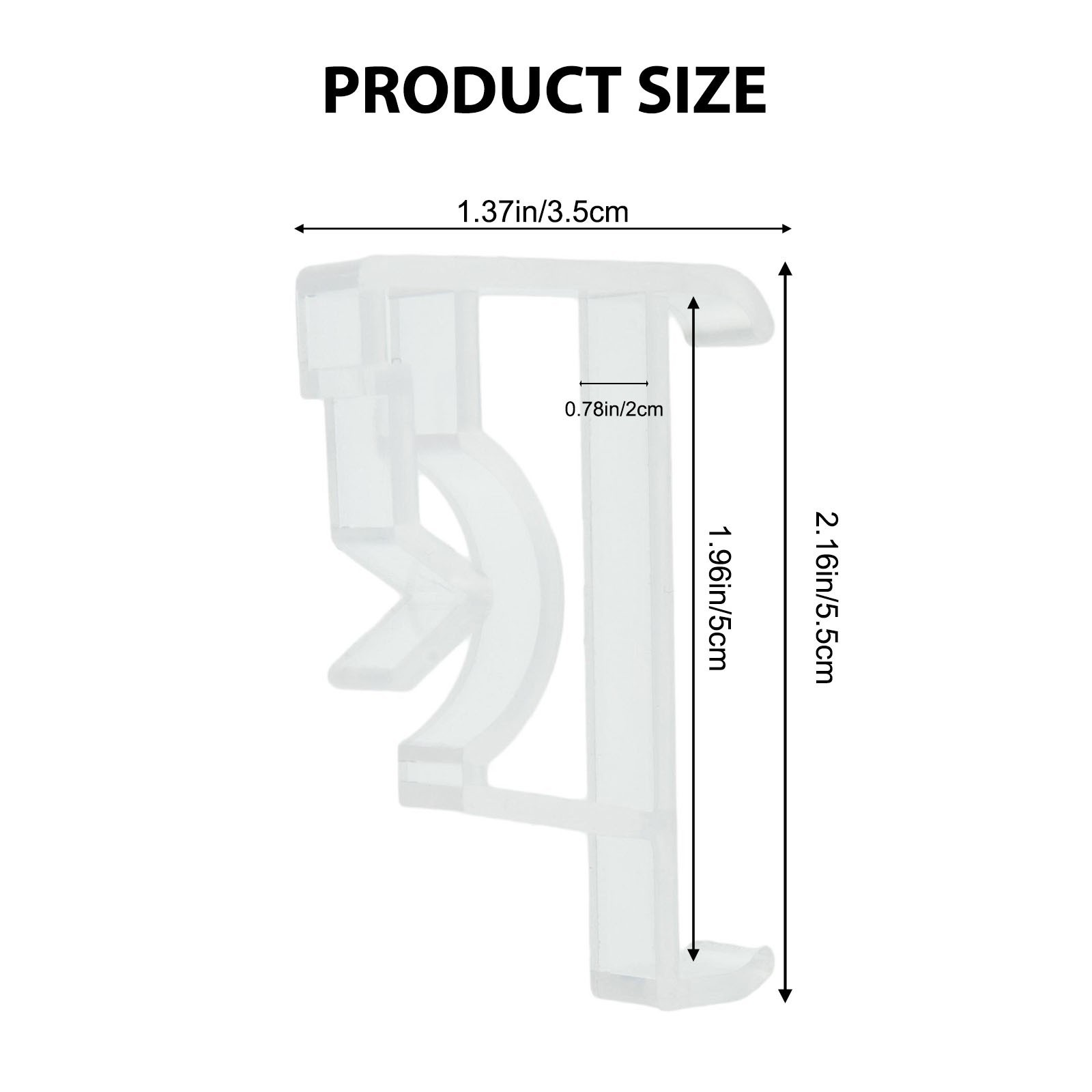 Curtain Clips Plastic Retainer Holder Clip For Blind Valance For Most Blinds