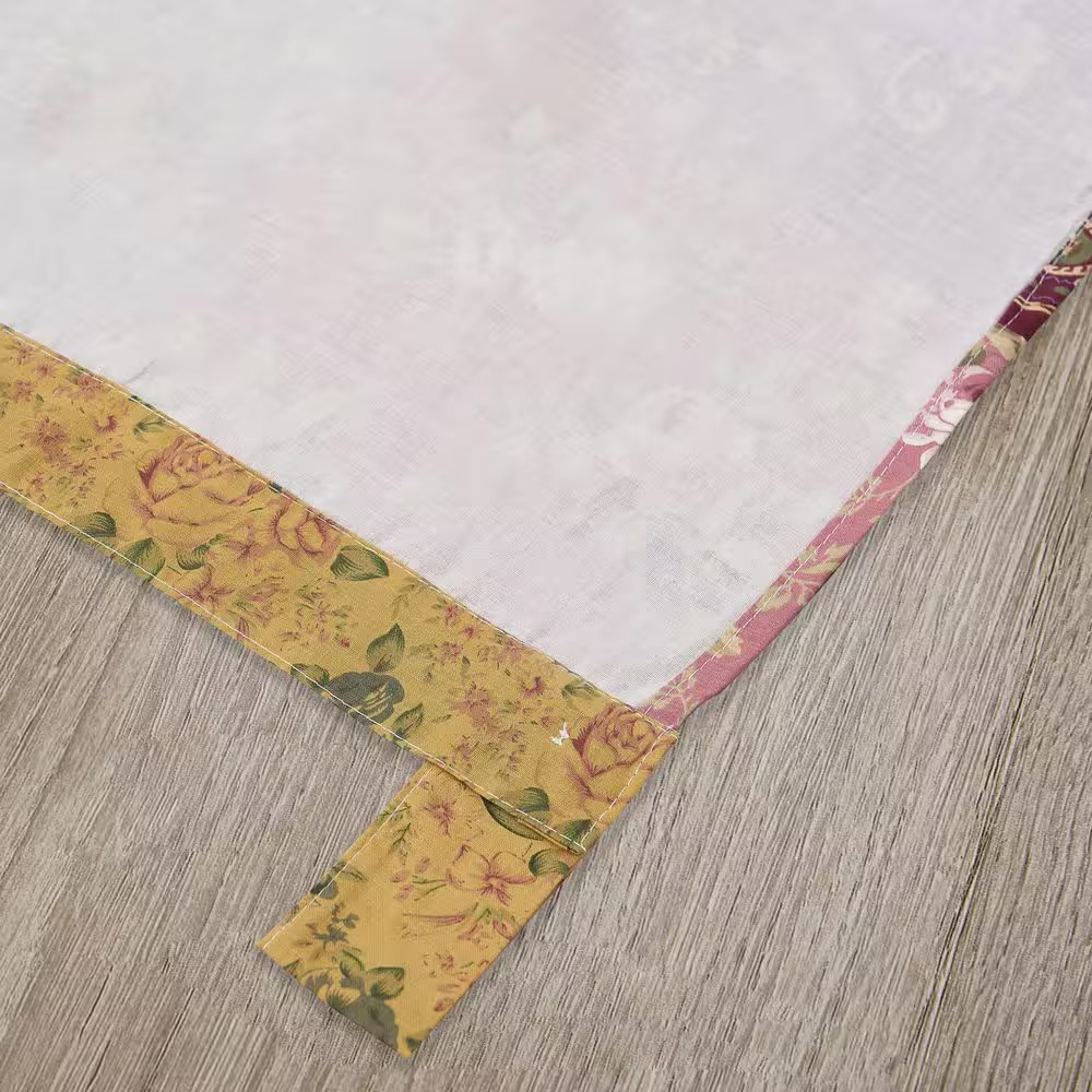 Antique Chic 21 In. L Cotton Valance in Multi
