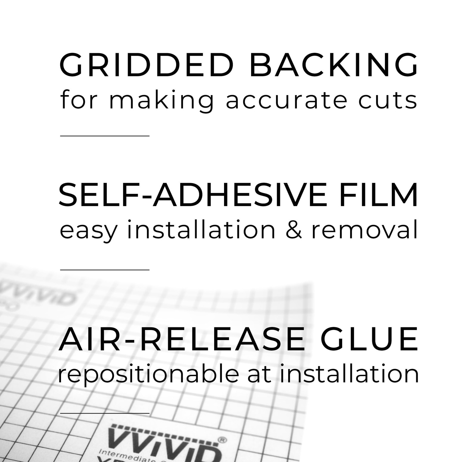 VViViD One-Way Perforated Vinyl Privacy Window Film Adhesive 2ft x 54″, Black