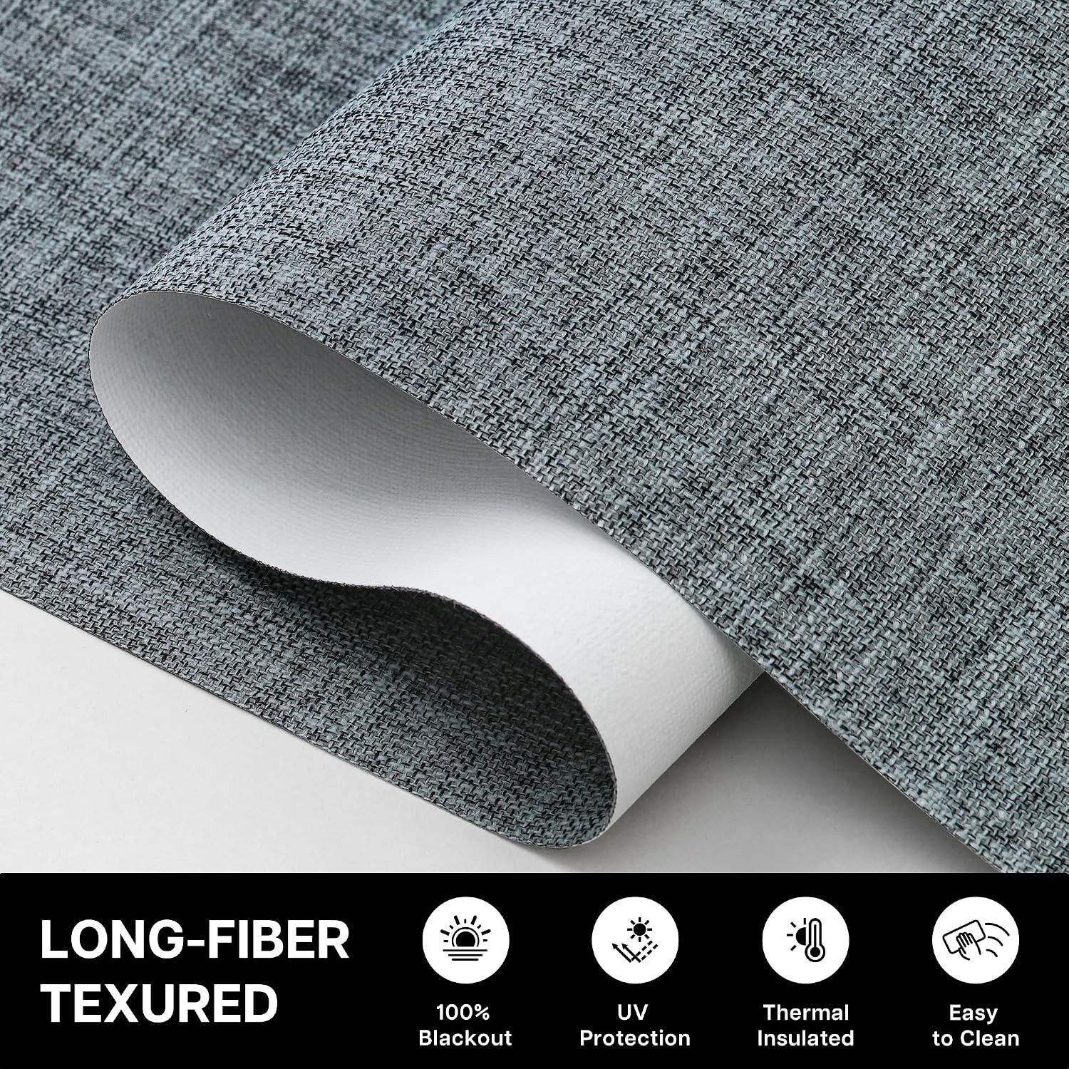 4-Panel Replacement Fabric for Sliding Panel Track Blinds – 23″ W x 96″ L –