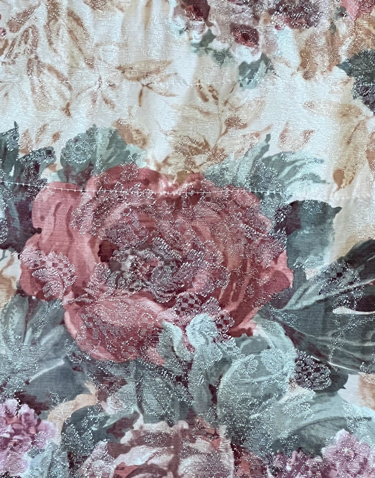 Croscill Cotswold Arbor Rose Valance Set Shabby Chic, Cottage, Farmhouse 7 Pcs