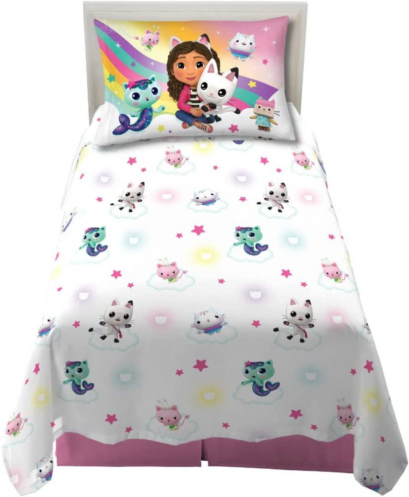 Franco DreamWorks Gabby’s Dollhouse Kids Twin, Sheet Set