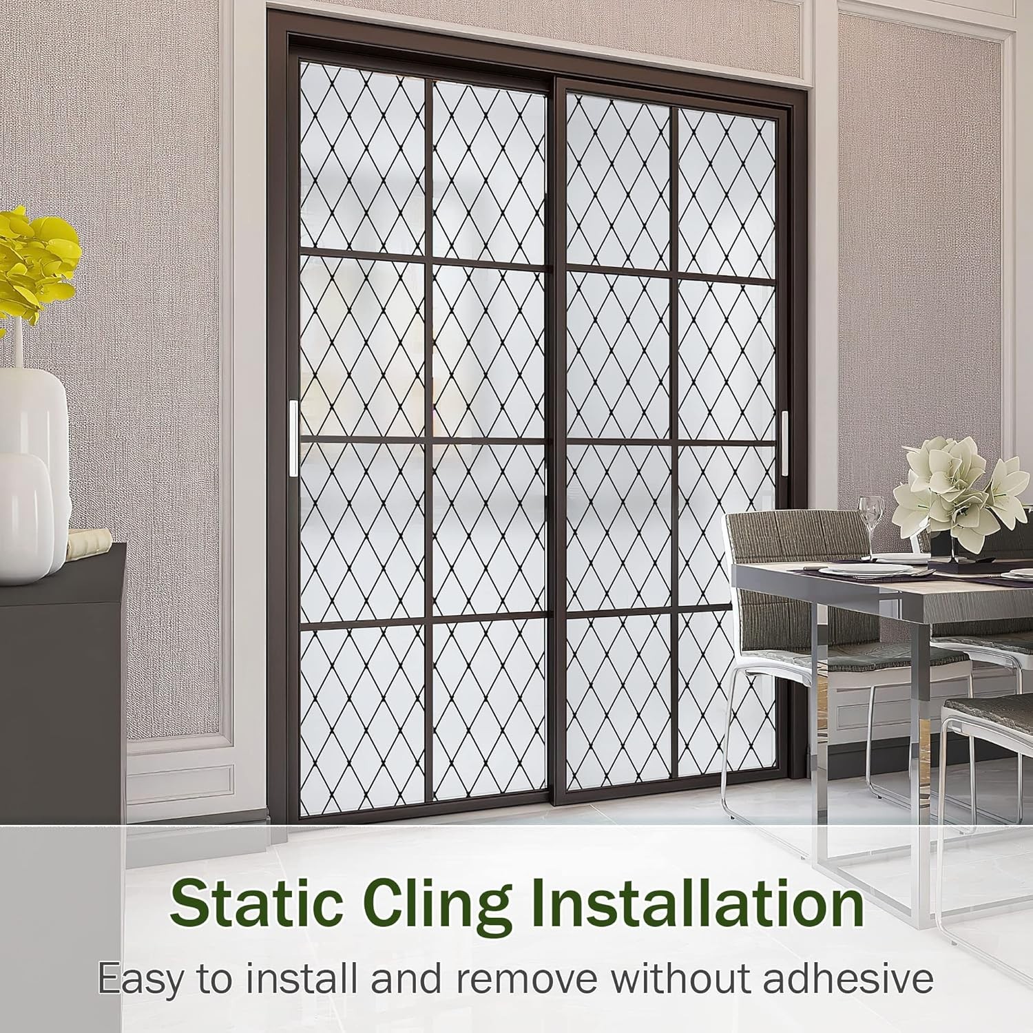 Static Cling Window Privacy Film