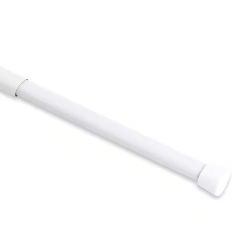 22 In. – 36 In. Tension Curtain Rod in White Free Shipping New