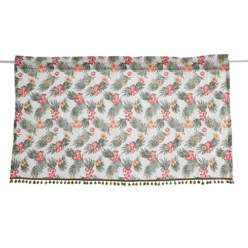 Vintage Floral Half Blackout Cafe Curtain Farmhouse Kitchen Window Panel