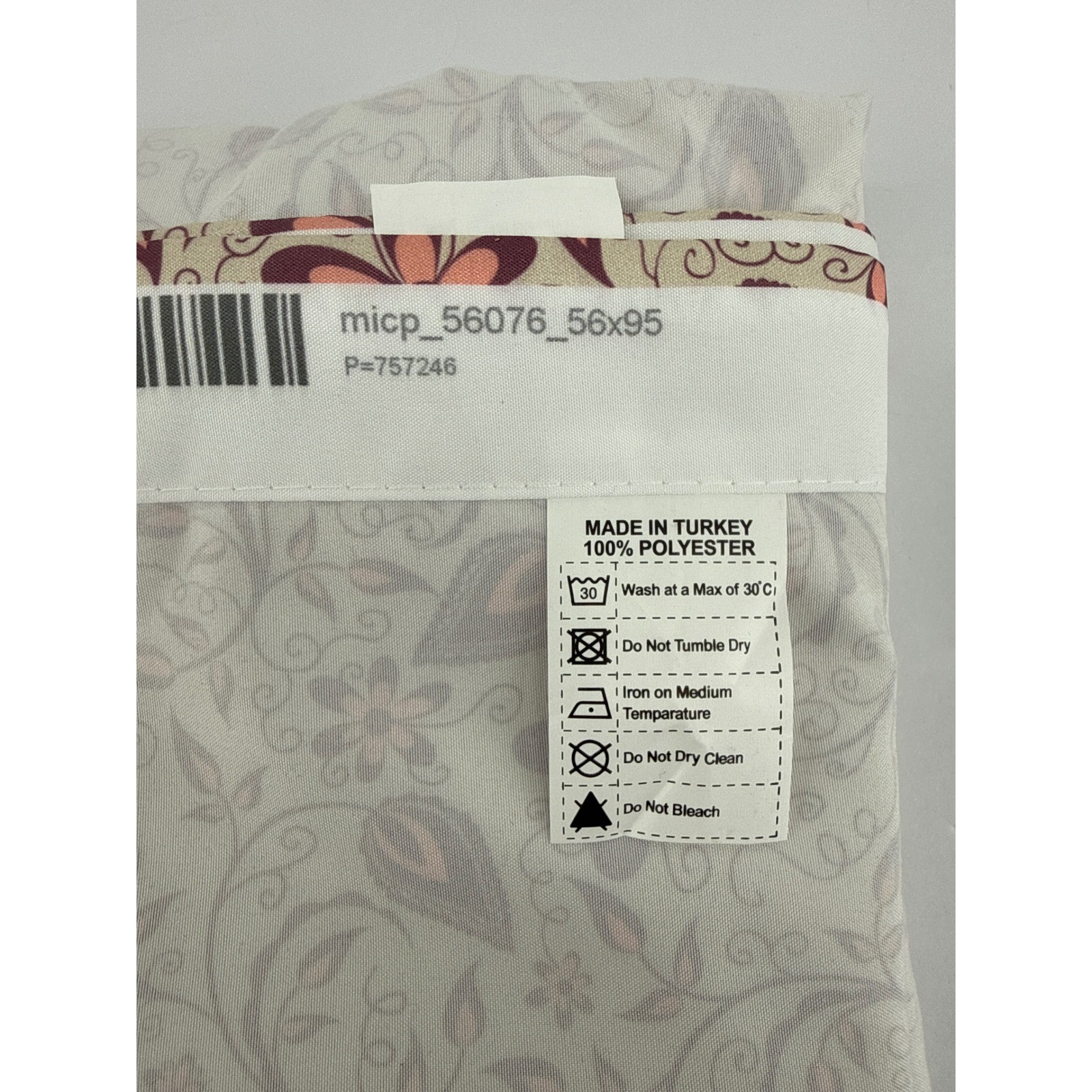 Ambesonne Premium Floral Microfiber Window Curtains 2-Panel Set Rod Pocket 56×95