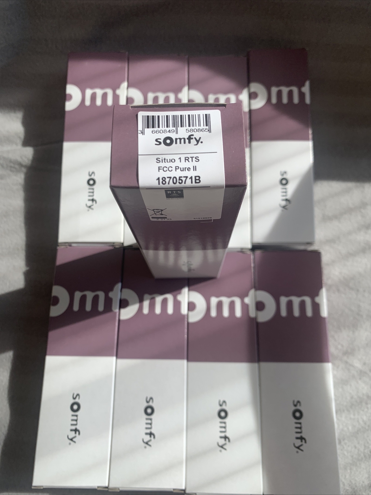 Somfy Situo 1 RTS FCC PURE II Remote for Somfy Shades Shades 1870571B Each