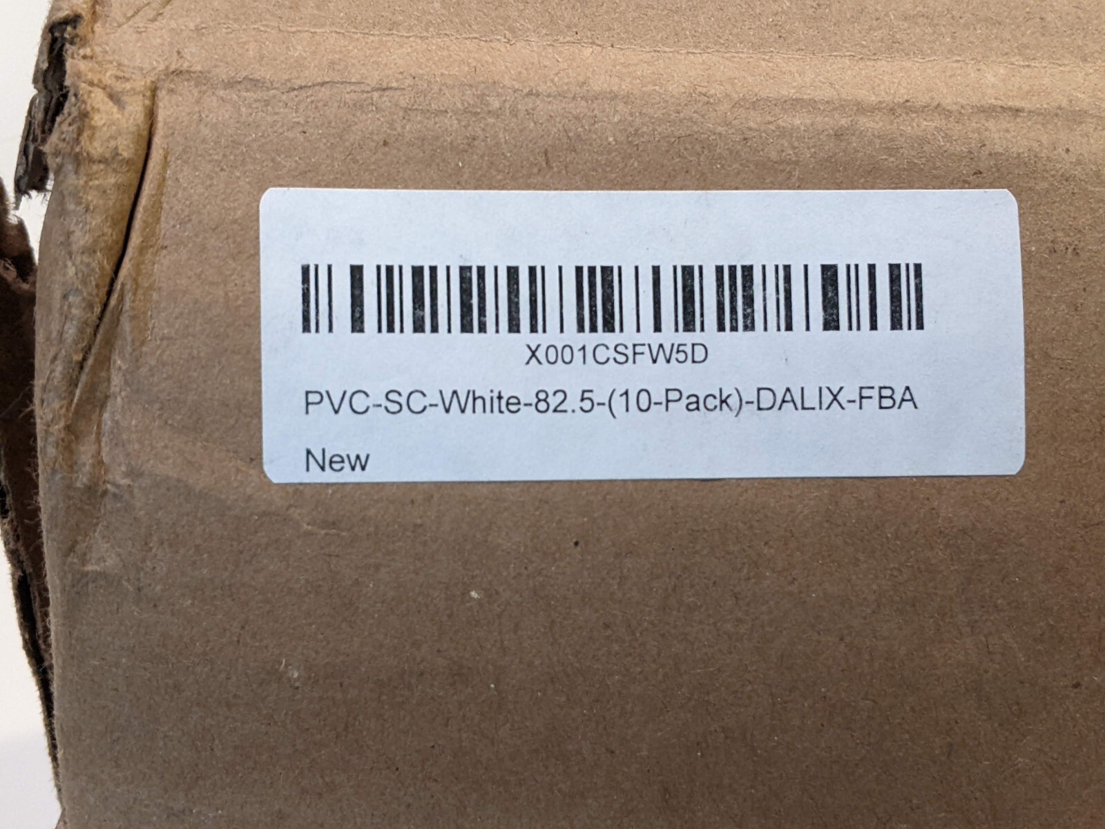 PVC Vertical Blind Slats Curved Smooth White 82.5 X 3.5 (10-Pack)