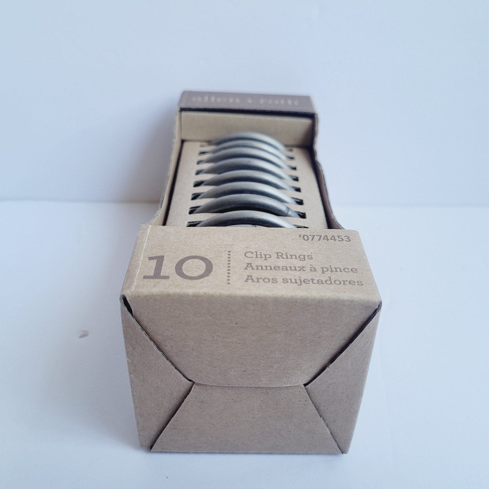 Allen + Roth 10-pc Curtain Clip Rings (Brushed Pewter) Model #0774453 BPEW