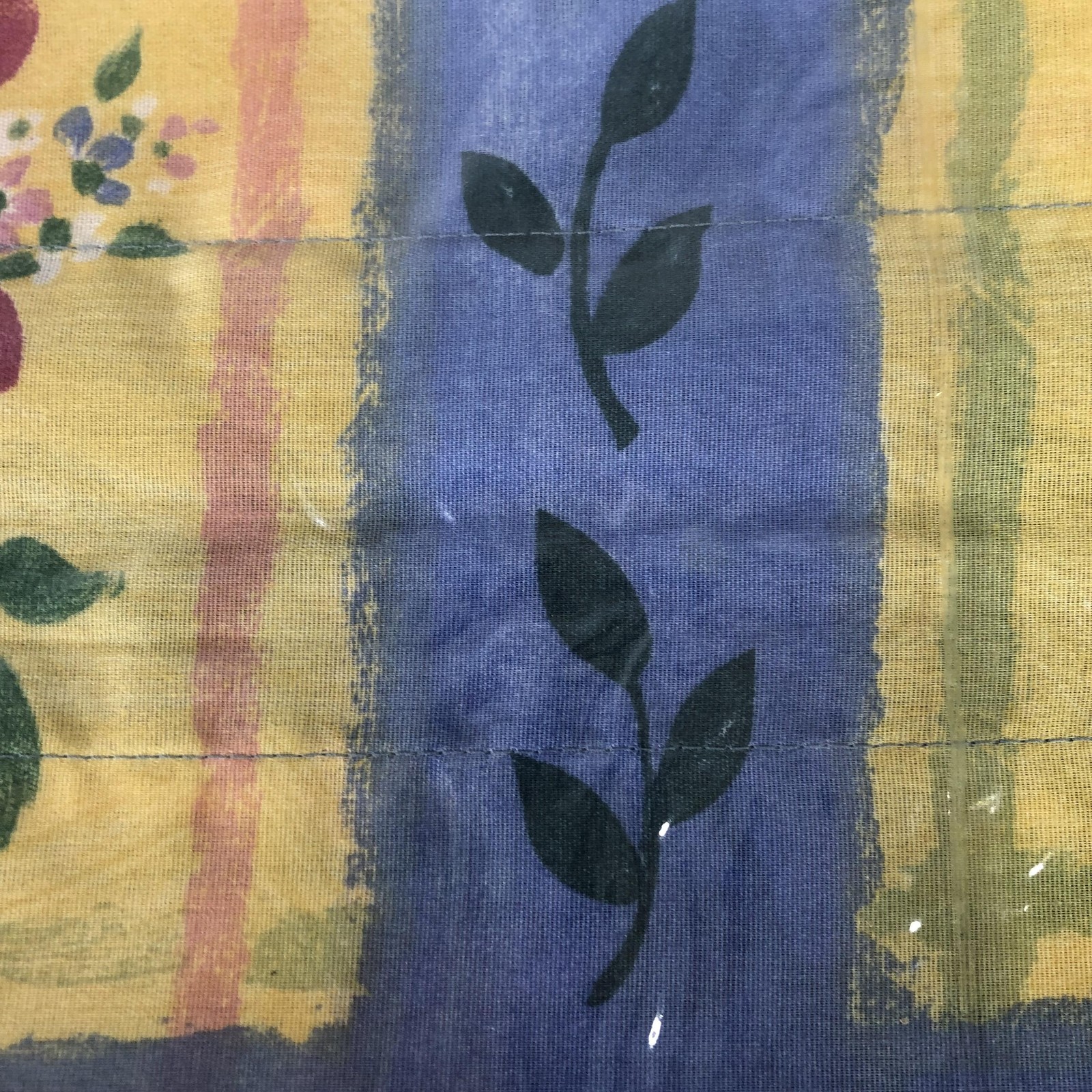 Dan River Bordeaux Balloon Valance Window Treatment 36-48in Floral Farmhouse VTG