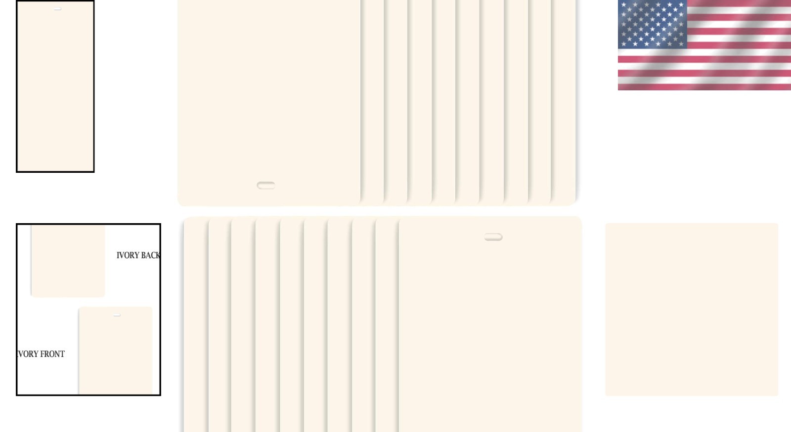 Smooth Curved Ivory Vertical Blind Replacement Slats