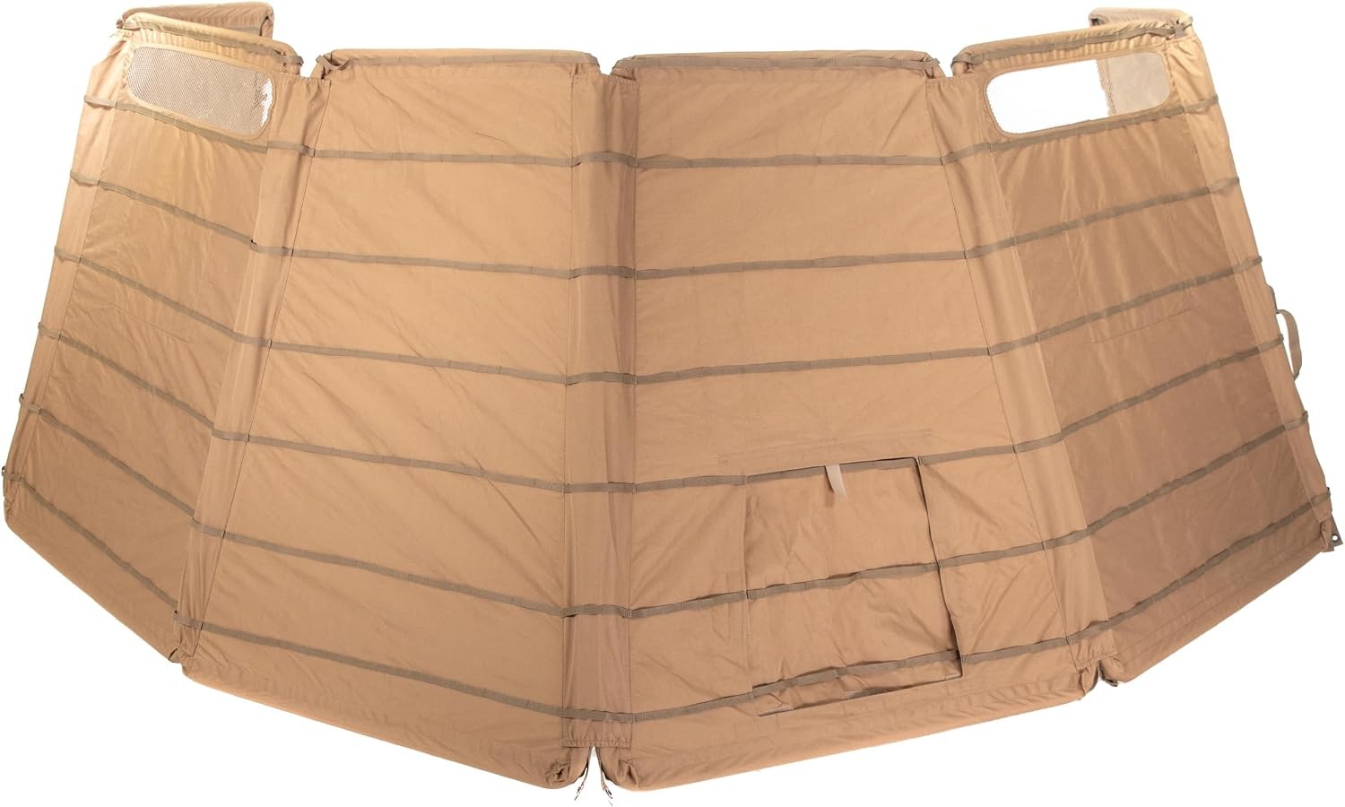 H-Frame Panel Blind (Dirt) | 6- Sided Hybrid Panel Blind | Customizable