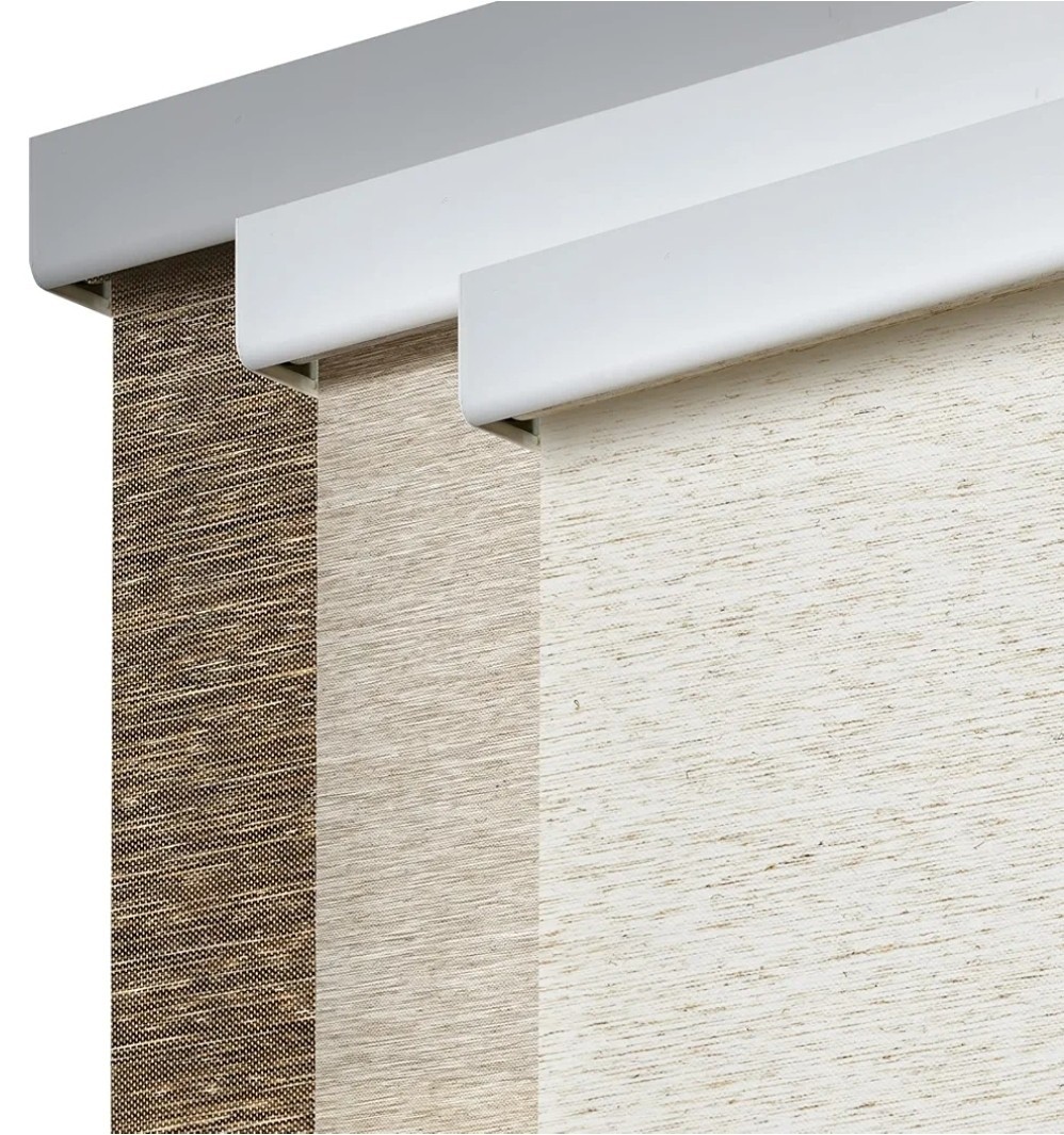 Freestop Cordless Roller Shades For Windows, Cream, 24″w X 72″h Natural Woven