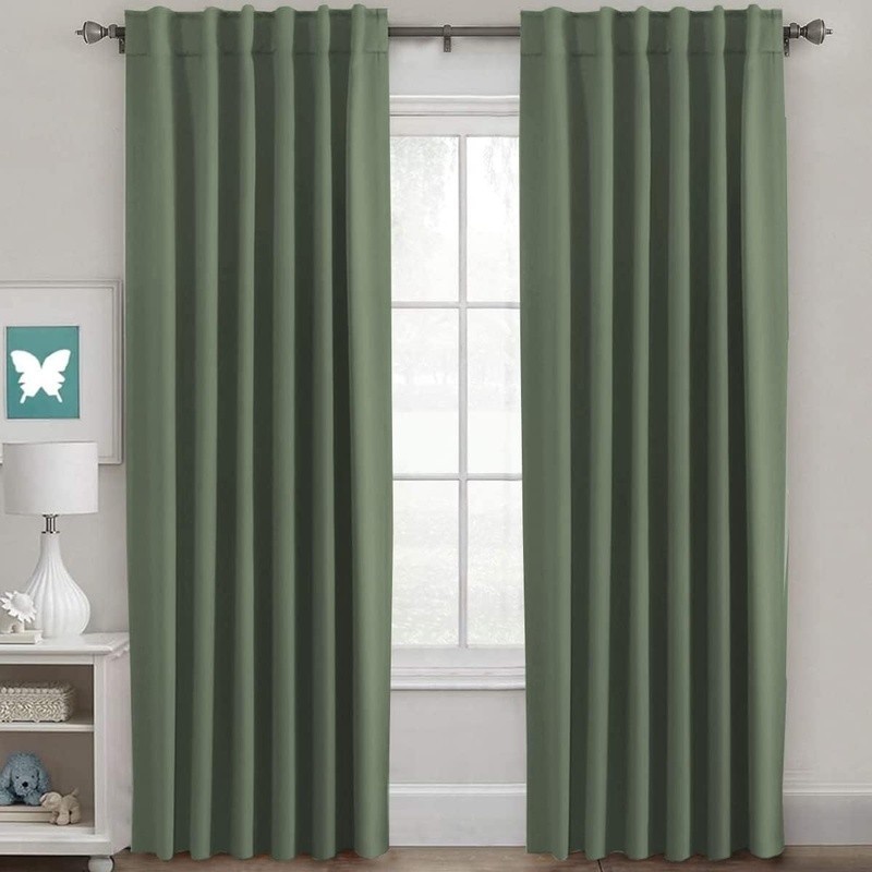 Thermal Blackout Curtains Insulated Panels Room Darkening Noise Reduction Decor