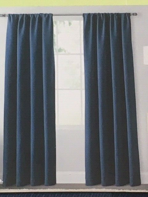 Sonoma Decorative Curtain Panel – Carson Twill Indigo