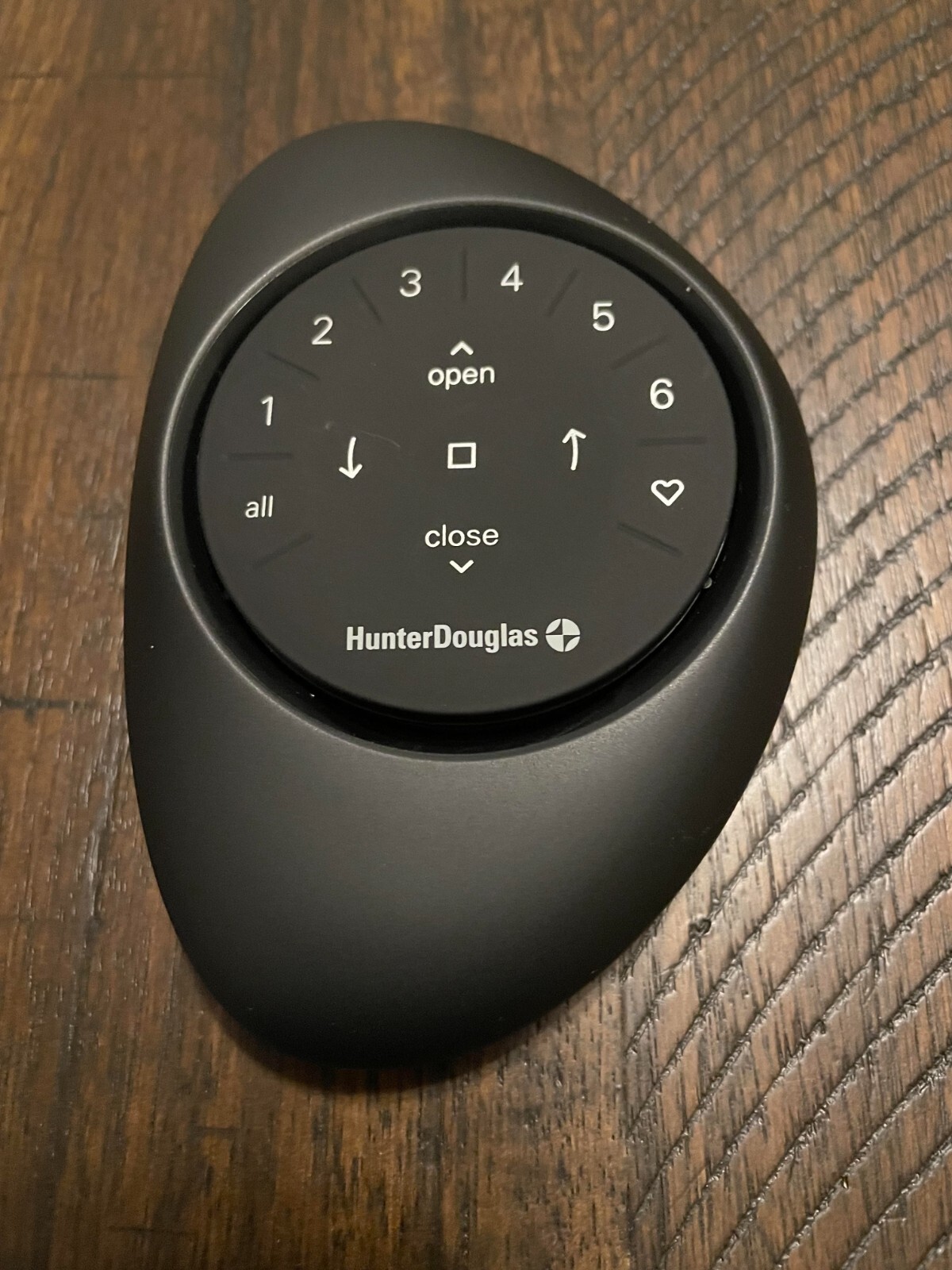 Hunter Douglas Powerview Generation 3 New Black Remote with black pebble