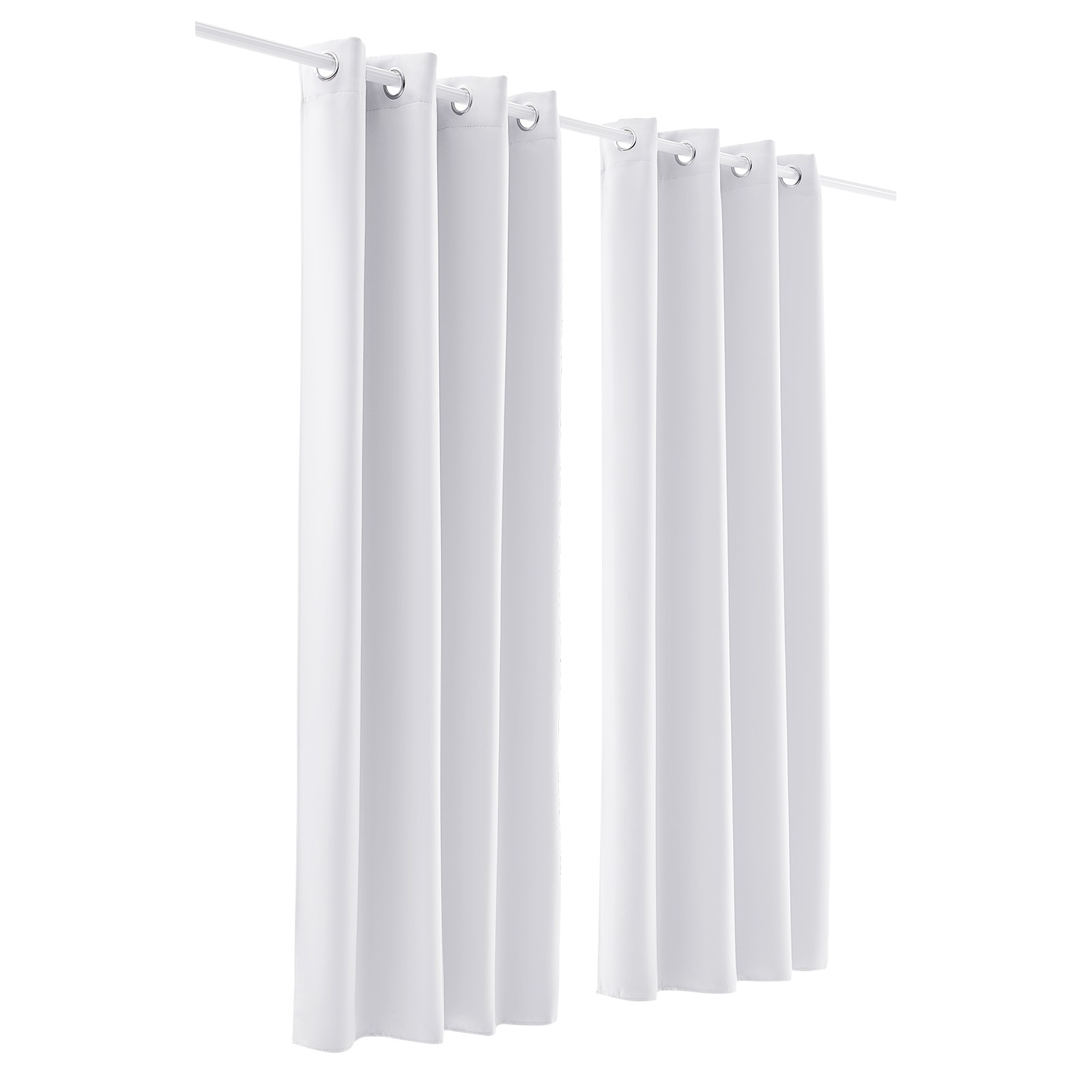 Uimoso 2-Piece Thermal Blackout Curtains with Grommets, 52×84 Inches